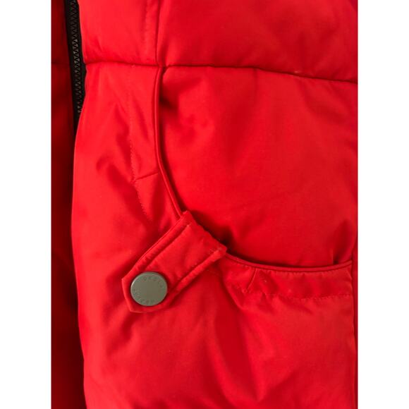 Orolay Women's Down Coat Winter Puffy Hooded Jacket Red NWOT Medium $160 - Picture 3 of 10